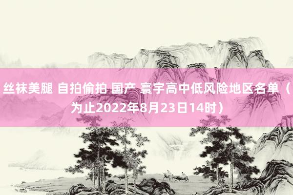 丝袜美腿 自拍偷拍 国产 寰宇高中低风险地区名单（为止2022年8月23日14时）